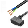 1.5mm² H05VV-F PDU Power Cable 1.8m (6ft) - IEC320 C13 To Stripped Wires 5cm - Full Copper AC Extension Cord for Server/Data Center