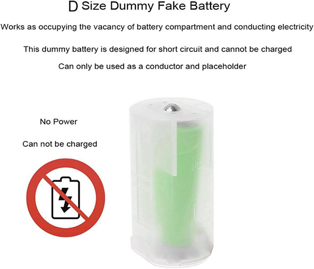 USB 4.5V D Cell Battery Eliminator 