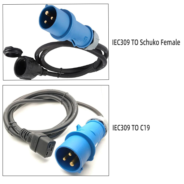 Heavy Duty Power Cord IEC309 Power Cable