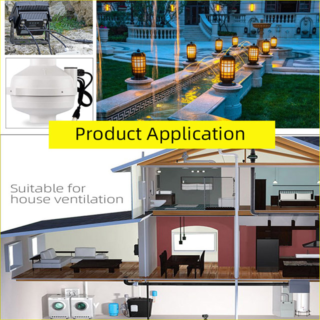 Radon fan power cord NEMA5-15P 3pin to M12 2pin 18AWG 2C SJOW outdoor indoor waterproof extension rubber cable