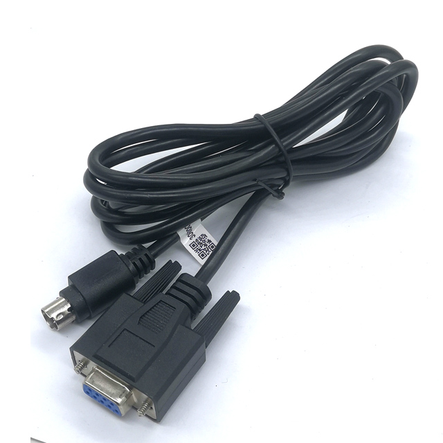 DB9 to Mini DIN 8 Pin Serial Cable for Classic Macintosh, Printer, Modem, Scanner and RS-232 Devices