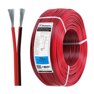 UL 2468 Insulation Red Black Electronic Parallel Wire Flexible Cable 26AWG ~18AWG