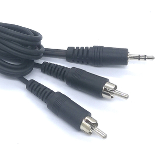 2 RCA To 3.5mm Cable - 6FT Male To Male TPE Audio Adapter