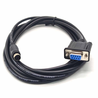 DB9 to Mini DIN 8 Pin Serial Cable for Classic Macintosh, Printer, Modem, Scanner and RS-232 Devices
