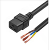 1.5mm² H05VV-F PDU Power Cable 1.8m (6ft) - IEC320 C13 To Stripped Wires 5cm - Full Copper AC Extension Cord for Server/Data Center