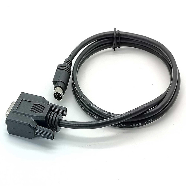DB9 to Mini DIN 8 Pin Serial Cable for Classic Macintosh, Printer, Modem, Scanner and RS-232 Devices