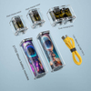 22.5W 10000mmh Transparent Magnetic Lipstick Style Portable Power Bank