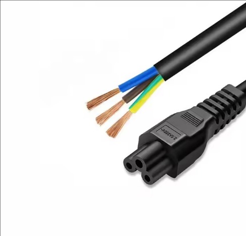 1.5mm² H05VV-F PDU Power Cable 1.8m (6ft) - IEC320 C13 To Stripped Wires 5cm - Full Copper AC Extension Cord for Server/Data Center
