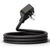 Durable Matte PVC Power Cord with NEMA 5-15P Plug for Computers & Business