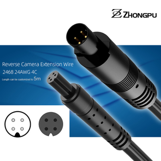 4Pin 5pin Backup Camera Extension Cable