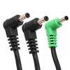 Custom dc cable 5521 5525 dc plug cables 12V 24V 90 degree right angle dc power cords male to female power extension cables