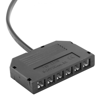 LED 6-way Dupont Distributor Box,6-way Dupont Juction Box|2Pin Connectors
