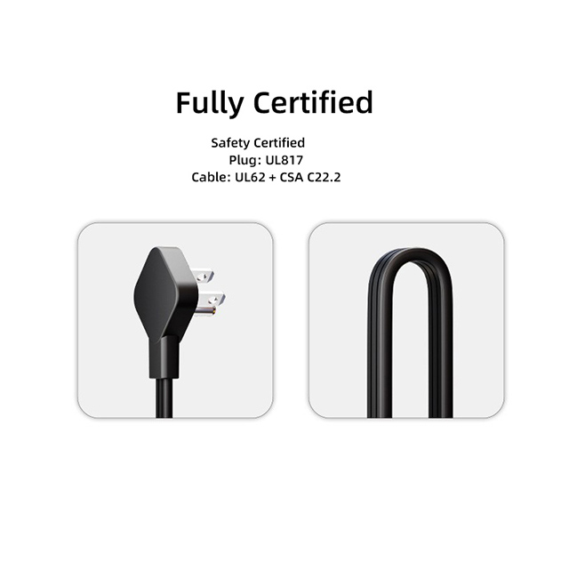 Durable Matte PVC Power Cord with NEMA 5-15P Plug for Computers & Business