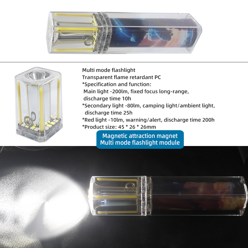 Compact 13-in-1 Survival Gear: Transparent Charger, Fire Starter, Cooling Fan & Razor for Hiking/Travel