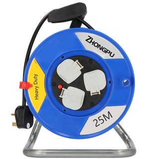  UK3-way Socket Outlet Cable Reel 