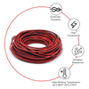 UL 2468 Insulation Red Black Electronic Parallel Wire Flexible Cable 26AWG ~18AWG