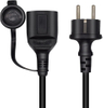Schuko CEE7/7 Extension Cord 20m 16A 250V Waterproof H07RN Rubber