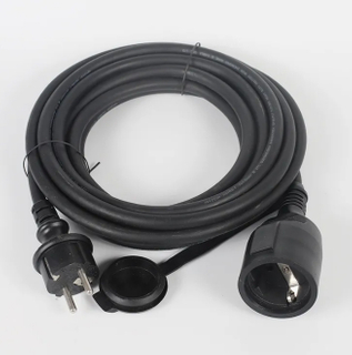 Schuko CEE7/7 Extension Cord 20m 16A 250V Waterproof H07RN Rubber