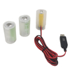 USB 4.5V D Cell Battery Eliminator 