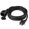 5m Waterproof Rubber Power Cable for Garden & Construction - IP44 Schuko Plug