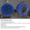 Outdoor UK Cable Reel 10A/13A 25-50M Portable for Garden & Construction