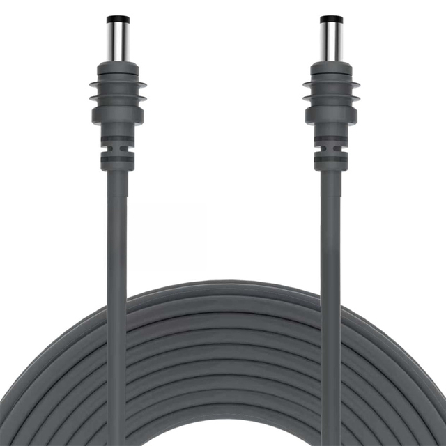 ZHONGPU DC 6.5FT 18AWG DC Power Cable, Black Waterproof Replacement Cord for Starlink Mini Outdoor