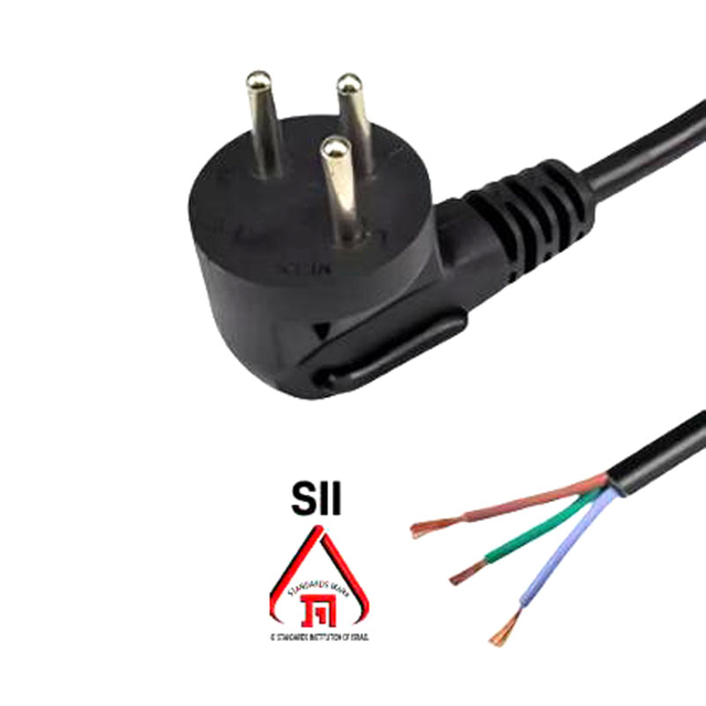 Israel SI32 Type H Plug To C13 Power Cord H05VV-F 3G1.5mm² SII Certified