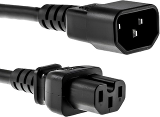 14AWG 6FT Heavy-Duty PDU Power Cord C14 To C15 Power Cable