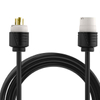 100FT 12/4 SOOW NEMA L16-20 Twist Lock Extension Cord, 480V 20A 3P4W