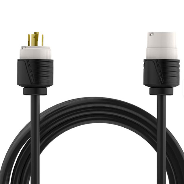 100FT 12/4 SOOW NEMA L16-20 Twist Lock Extension Cord, 480V 20A 3P4W