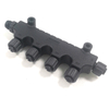 N2K M12 5Pin 4 Port Tee Connector IP67 NMEA 2000 T Adapter for Navico Lowrance Simrad Marine